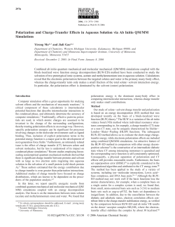 Polarization and Charge-Transfer Effects in Aqueous Solution via Ab