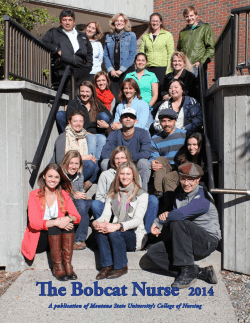 The Bobcat Nurse 2014 - Montana State University