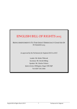 the Bill of Rights