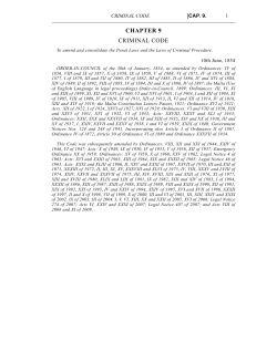 Criminal Code - European Commission