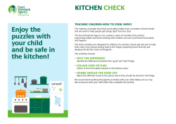 Kitchen Check - Food Standards Agency