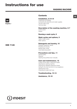 Instructions for use