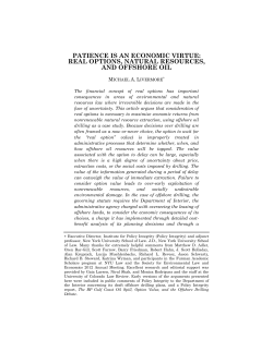 patience is an economic virtue: real options, natural resources, and