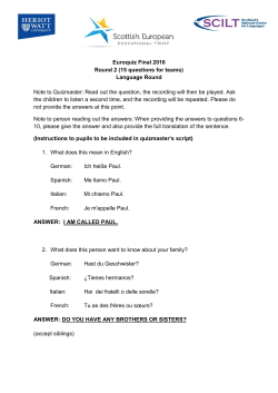 Euroquiz Final 2016 Round 2 (15 questions for teams) Language