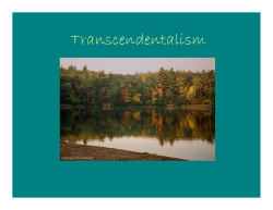 Transcendentalism