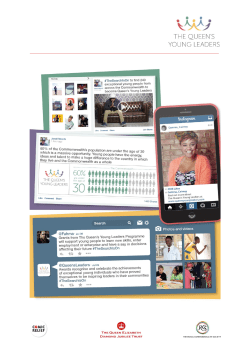 The Queen`s Young Leaders Press Pack