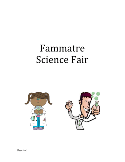 Science Fair Packet 2017 - Cambrian School District