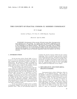 the concept of fractal cosmos: ii. modern cosmology