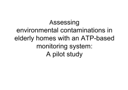 Application of an Instant ATP Monitoring System for Assessing