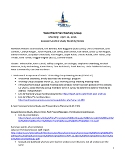 Meeting Notes - Port of San Francisco