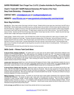 Bean Bag Activities Skillz Cardz &ndash; Fitness Task Card