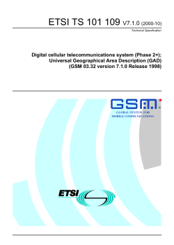 GSM 03.32 version 7.1.0 Release 1998