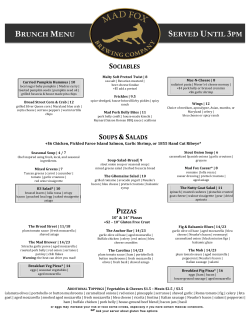 Brunch fall 20151009 - Mad Fox Brewing Company