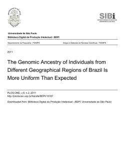The Genomic Ancestry of Individuals from Different Geographical