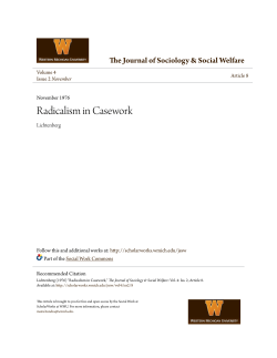 Radicalism in Casework