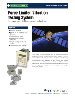 Force Limited Vibration Testing System