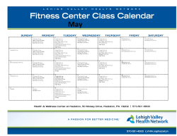 1 Fit for Life 9-10 a.m. Yoga 11:15 a.m.