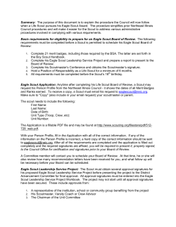 Life-to-Eagle Instructions - Northeast Illinois Council