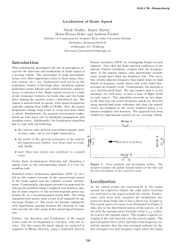 Lokalisation von Bremsger&Atilde;&curren;uschen