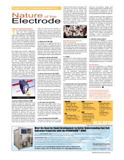 Nature Electrode - Quantachrome Instruments