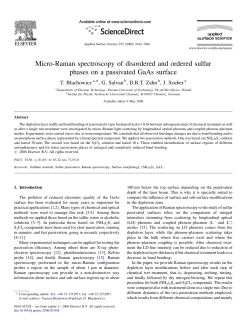 Micro-Raman spectroscopy of disordered and