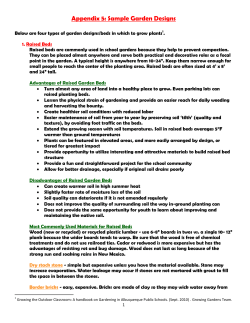 Appendix 5: Sample Garden Designs