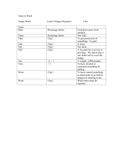 Rasinski Word Ladder 1