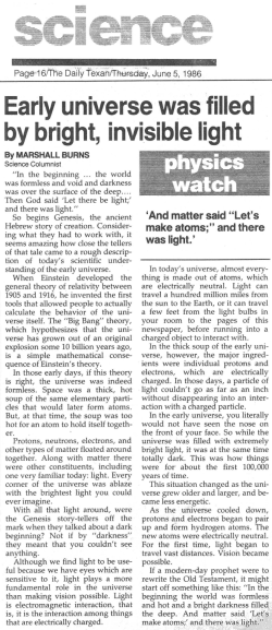 Early universe was filled by bright, invisible light