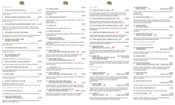 Our Menu - Greedy Elephant
