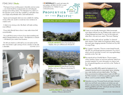 Spring 2015 - Properties of the Pacific