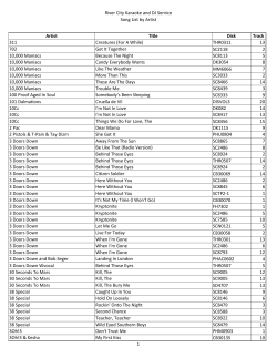 Karaoke Song List Export 04042015.csv