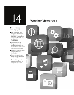 14 Weather Viewer App