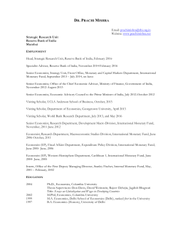 DR. PRACHI MISHRA Email:  Website: www