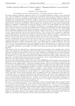 Guided asteroid deflection by kinetic impact: Mapping keyholes to