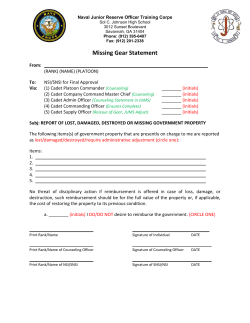 Missing Gear Statement