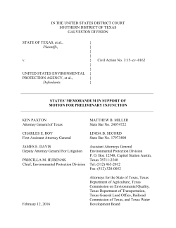 moved for a preliminary injunction