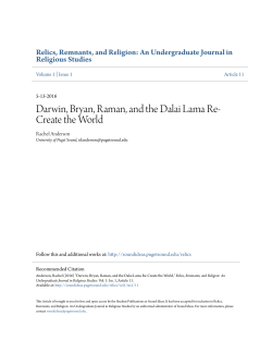 Darwin, Bryan, Raman, and the Dalai Lama Re