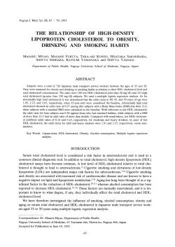 the relationship of high-density lipoprotein cholesterol to obesity