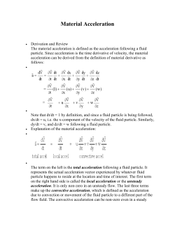 Material Acceleration