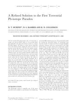 A Refined Solution to the First Terrestrial Pb