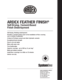 ardex feather finish