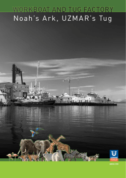 Noah`s Ark, UZMAR`s Tug