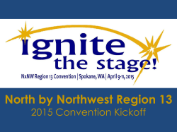 PDF format - North by Northwest Region 13