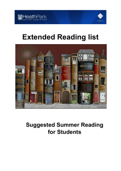 Extended Reading list