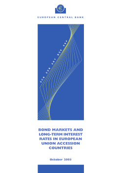 Bond markets and long-term interest rates in European Union