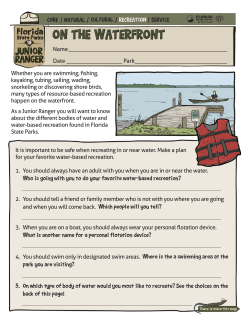 On the Waterfront - Florida State Parks