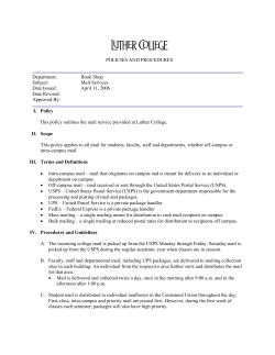 Mail Services - Luther College