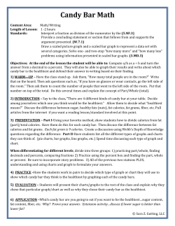 Candy Bar Math - Teaching percents isn`t going to get it for the TASC