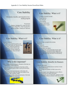 Core Stability Core Stability