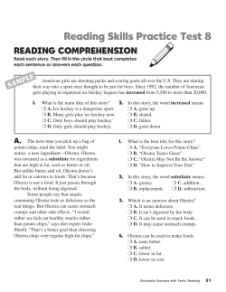 READING COMPREHENSION